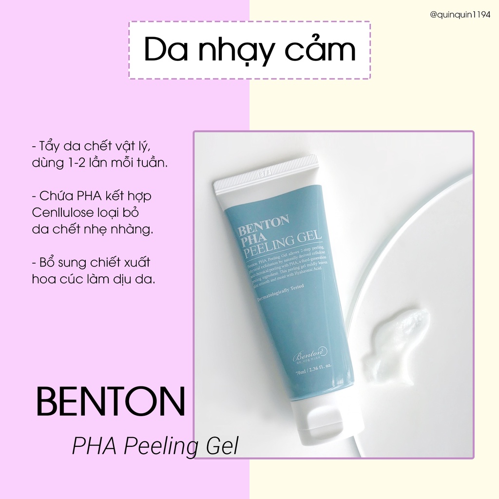 Tẩy Tế Bào Chết Benton PHA Peeling Gel