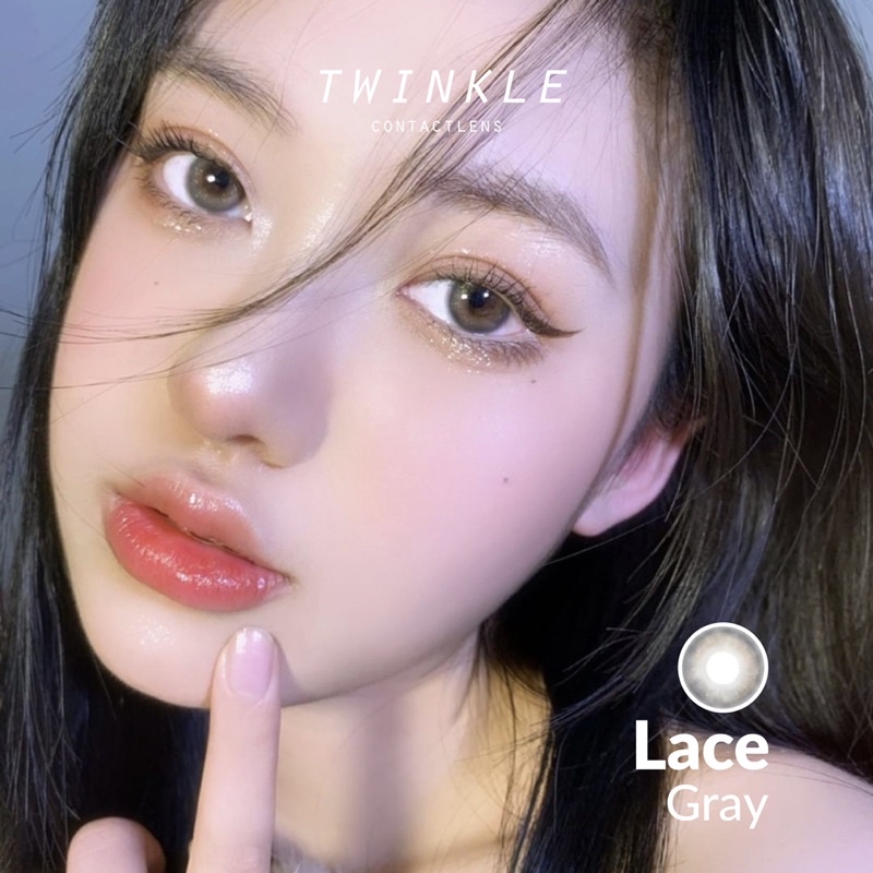 Lens mắt xám xanh trong tự nhiên Lace Gray Lens Twinkle