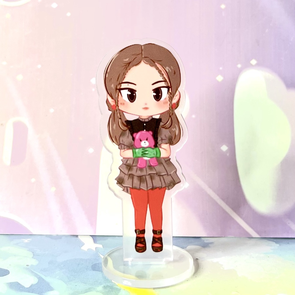 Standee mini Chibi Blackpink Lisa Jisoo Jennie Rose nhóm kpop mô hình tượng mica quà tặng xinh xắn dễ thương