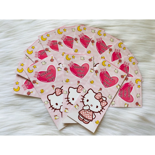 SET 10 BAO LÌ XÌ HELLO KITTY