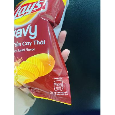 Bánh snack lays vị tẩm mực cay thái - giá sỉ