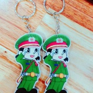 MÓC KHÓA CHIBI CÔNG AN QUÂN ĐỘI