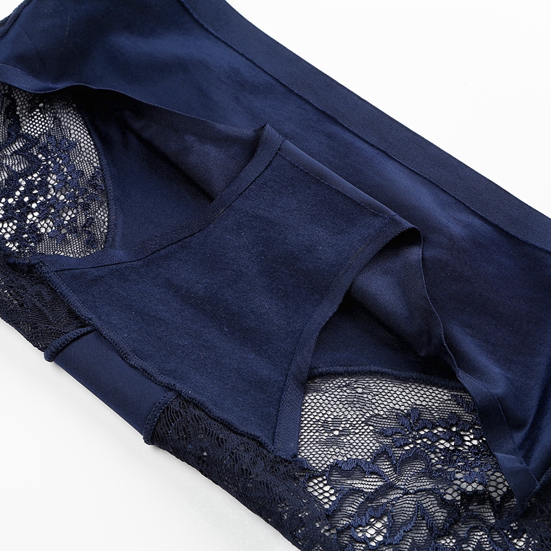 Set 3 Quần Lót Viền Ren Gợi Cảm Thời Trang Cho Phụ Nữ