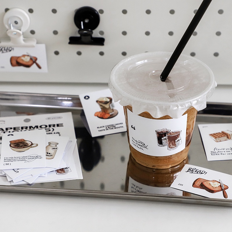 Bộ 30 Miếng Dán Trang Trí Đồ Ăn Tráng Miệng MOHAMM