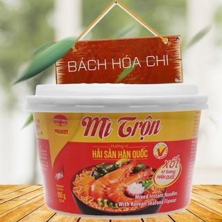 Thùng 12 tô mì trộn hải sản Hàn Quốc Miliket 105g