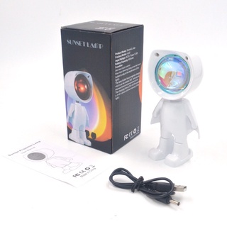 Đèn Hoàng Hôn Phi Hành Gia 16 Màu Tặng Remote Xịn,Đèn Robot Siêu đẹp trang trí
