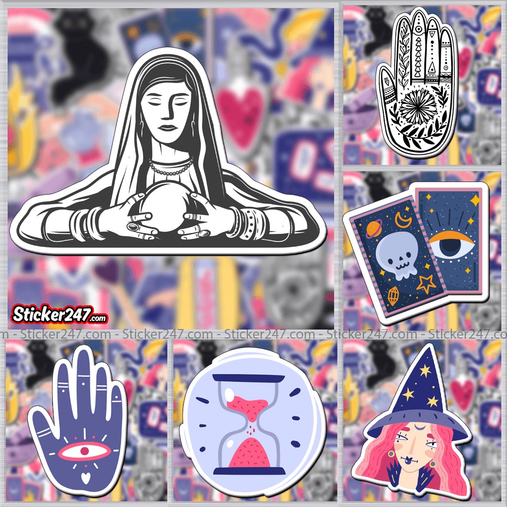Sticker Magic Ma thuật 𝑭𝒓𝒆𝒆𝒔𝒉𝒊𝒑 chống nước, sticker dán laptop, điện thoại, đàn guitar, mũ bảo hiểm, vali, ipad
