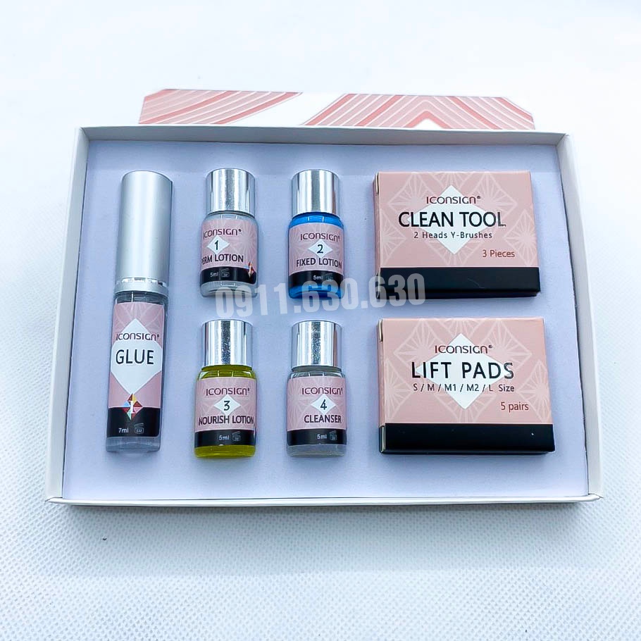 Combo uốn lash lift hông +bắt trục_Tặng 1 miếng gel pad_Be Lash