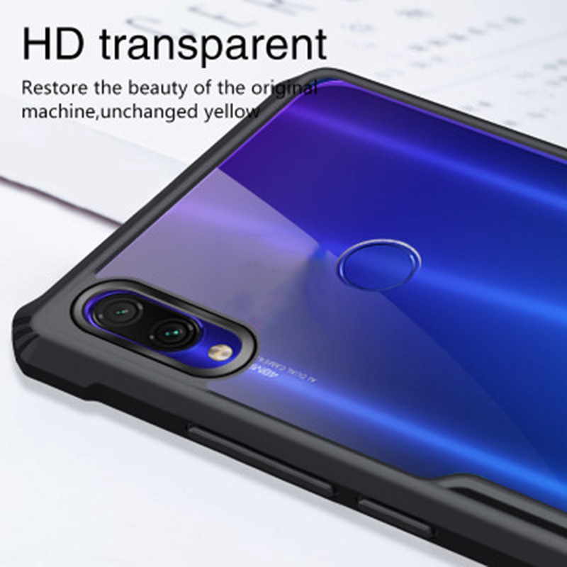 Ốp lưng trong suốt thiết kế đệm khí chống sốc Xiaomi Redmi Note 7 Pro 7s 8 9 Pro Max 8T K30 K30i K30s 9 Prime 9A 9i 9C | BigBuy360 - bigbuy360.vn