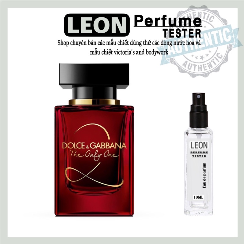 💎LEON💎 Mẫu thử nước hoa dolce & gabbana the only one 2 10ml dạng xịt