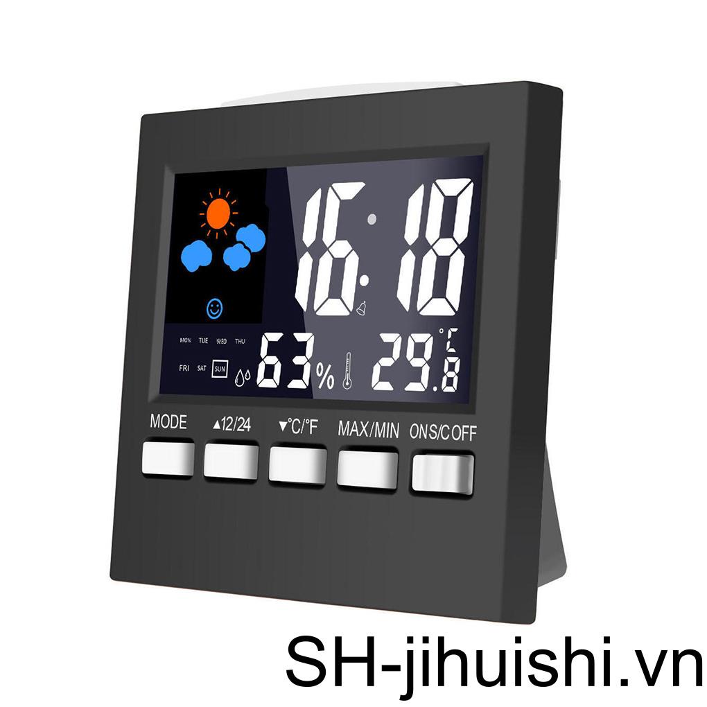 Đồng Hồ Điện Tử Màn Hình LCD Hiển Thị Ngày Tháng