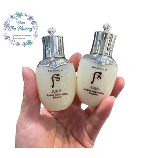 Cặp hoa hồng - sữa dưỡng tái sinh mini whoo hwa hyun 25ml