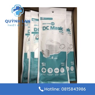 Combo 100 cái khẩu trang 4d kf94 hàn quốc loại 4 lớp kháng khuẩn dc mask