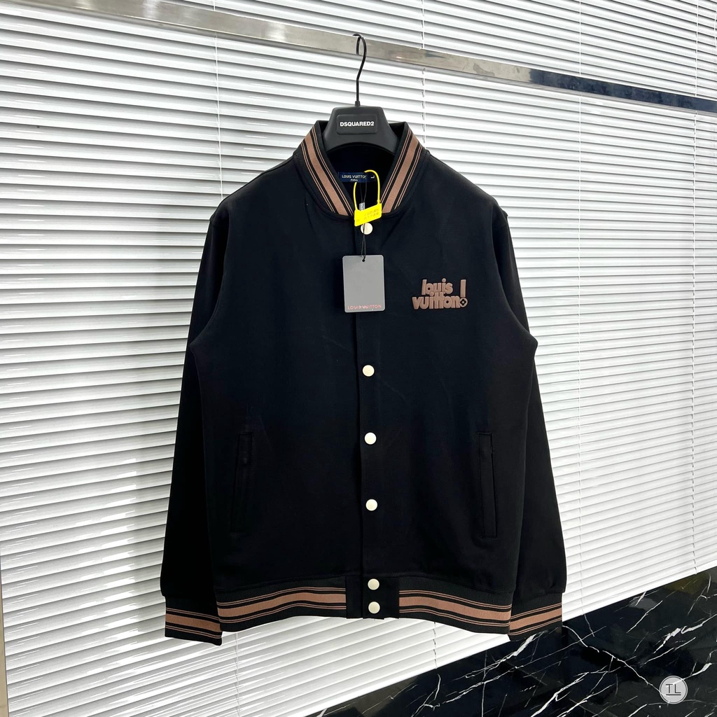 Áo Bomber Bóng Chày Gấu Bear LVV Cao Cấp, Nỉ Dạ Dày Chuẩn Fom Chuẩn Dáng