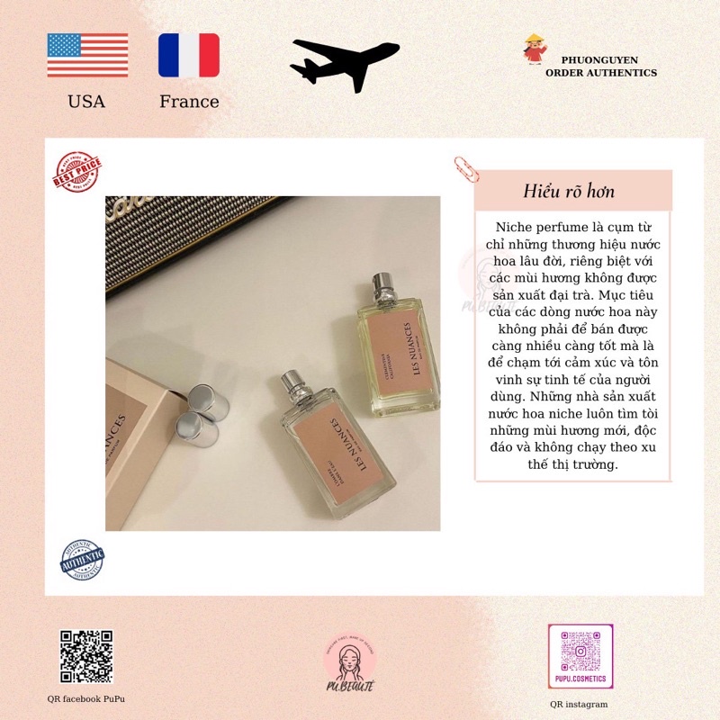 [KOREA] Nước hoa LES NUANCES LAUNCHING 30ml