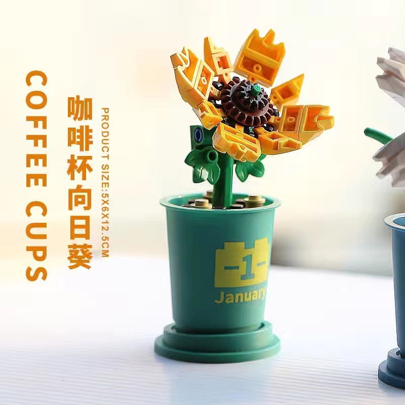 DECOOL Bộ Đồ Chơi Lắp Ráp Cốc Cà Phê 52031A Thông Minh Cho Bé