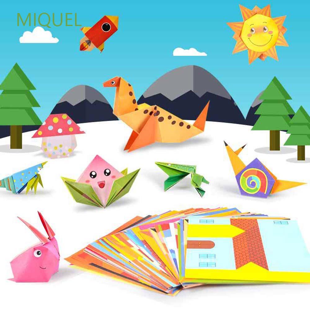 Set 54 tờ giấy gấp origami 3D đồ chơi handmade sáng tạo giáo dục sớm cho bé DIY