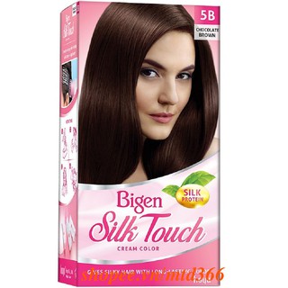 Thuốc Nhuộm Tóc 5B Nâu Socola Bigen Silk Touch Cream Color Bst Chính Hãng.