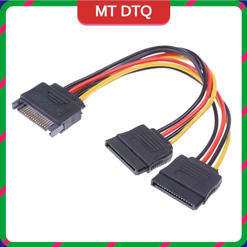 Dây cáp dữ liệu SATA dây chia nguồn sata 1-2 sieuthipkgiare