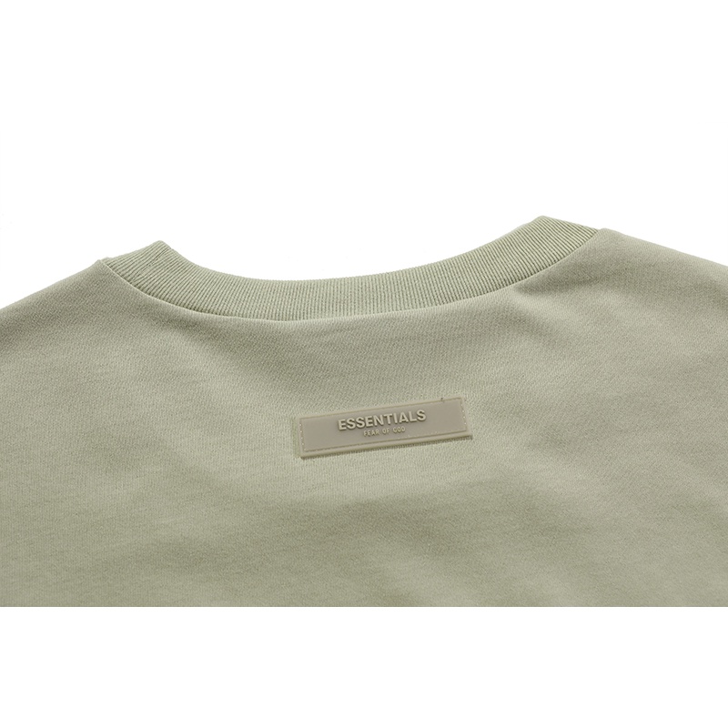 Áo thun FOG FEAR OF GOD ESSENTIALS dáng rộng tay ngắn có túi ngực