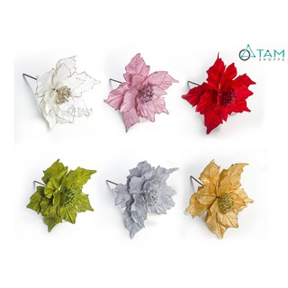 Cành hoa trạng nguyên Vintage viền kim tuyến X-PKHM-20
