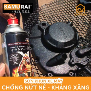 Chai sơn Samurai 2K08 LÓT GẦM XE EPOXY (ĐEN)