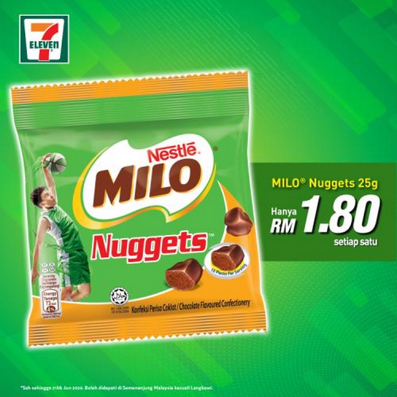 Kẹo milo nugget Thái Lan gói/25g (combo 30 gói) date 1/2023