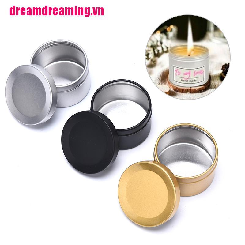 Hộp Đựng Nến Hình Tròn Thiết Kế Dễ Thương Tiện Dụng