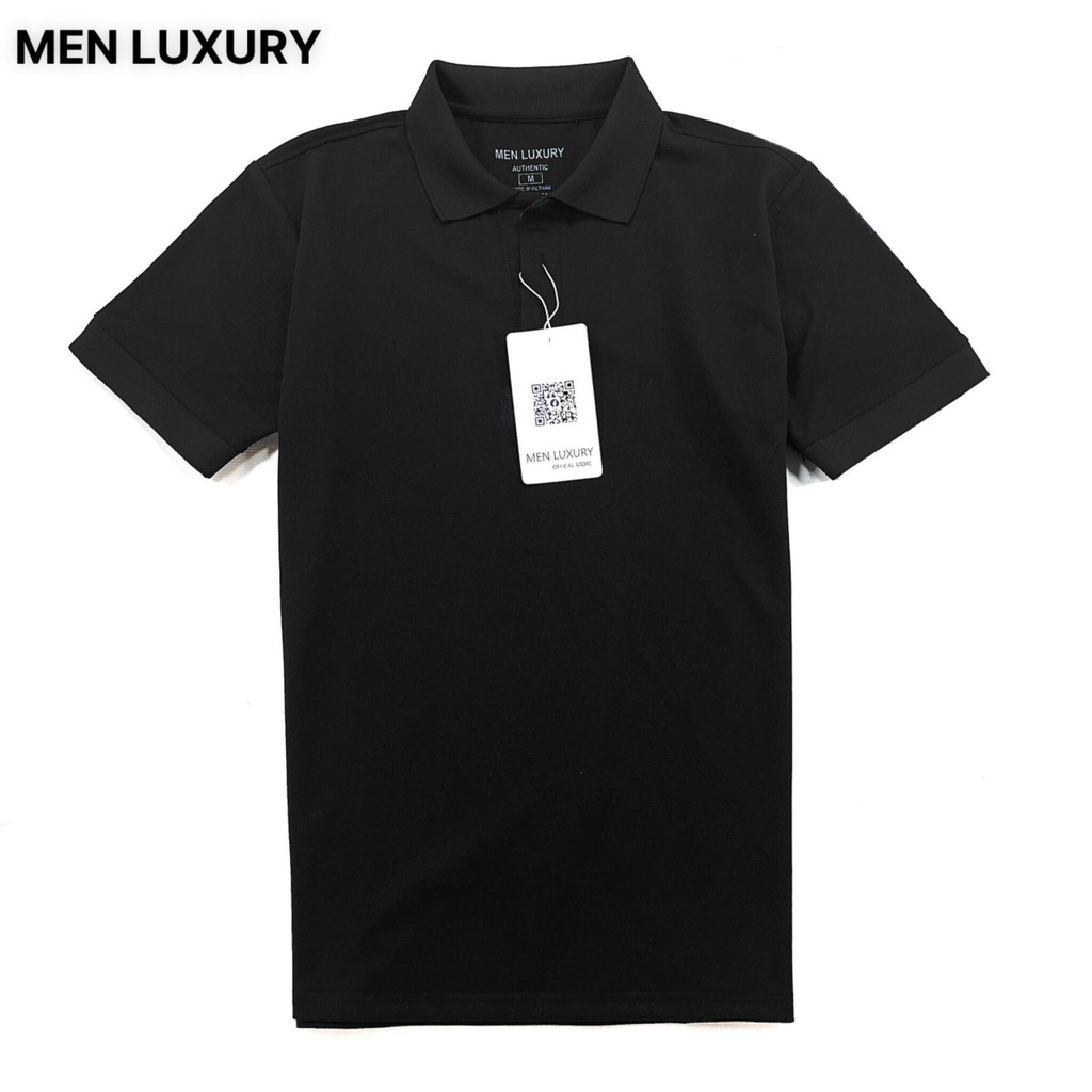 Áo thun Polo nam cổ bẻ MEN LUXURY vải cá sấu Cotton xuất xịn, Áo Polo trơn chuẩn form,sang trọng-lịch lãm | BigBuy360 - bigbuy360.vn