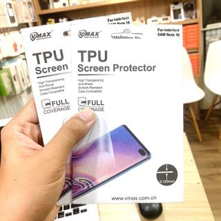 Miếng dán dẻo Vmax cho Samsung Note 10 Full màn hình chính hãng