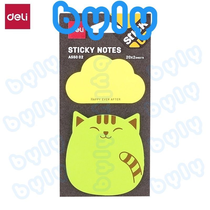 [Ship hỏa tốc] Sticky Notes - Giấy Ghi Chú Hình cute DELI | A55002 - ByLy Store