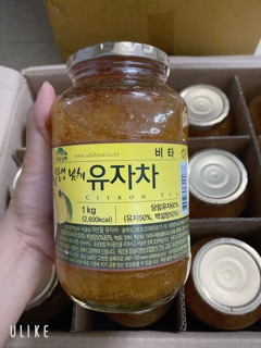 Mật ong chanh đào Hàn Quốc (hộp 1kg)