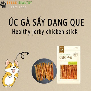 Bánh thưởng cho chó - gà dạng que - jerky chicken stick - made in korea - 100g