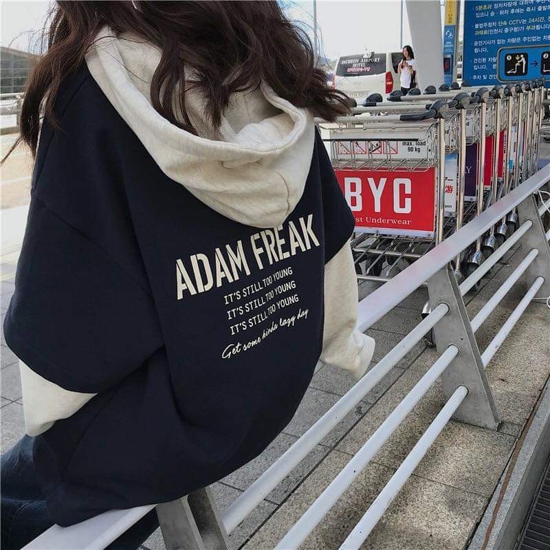 Áo tay phối mũ ADAM K&amp;A