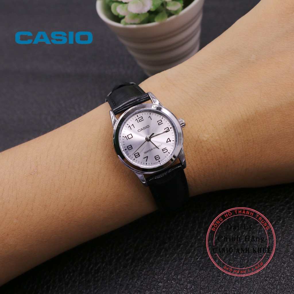 Đồng hồ nữ Casio LTP-V001L-7BUDF dây da