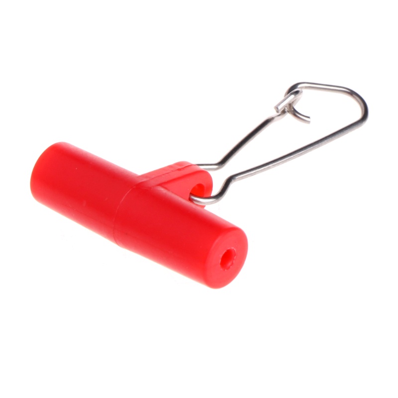 SUN 10Pcs Fishing Sinker Slip Clips Plastic for Head Swivel With Hook Snap Slide Swi