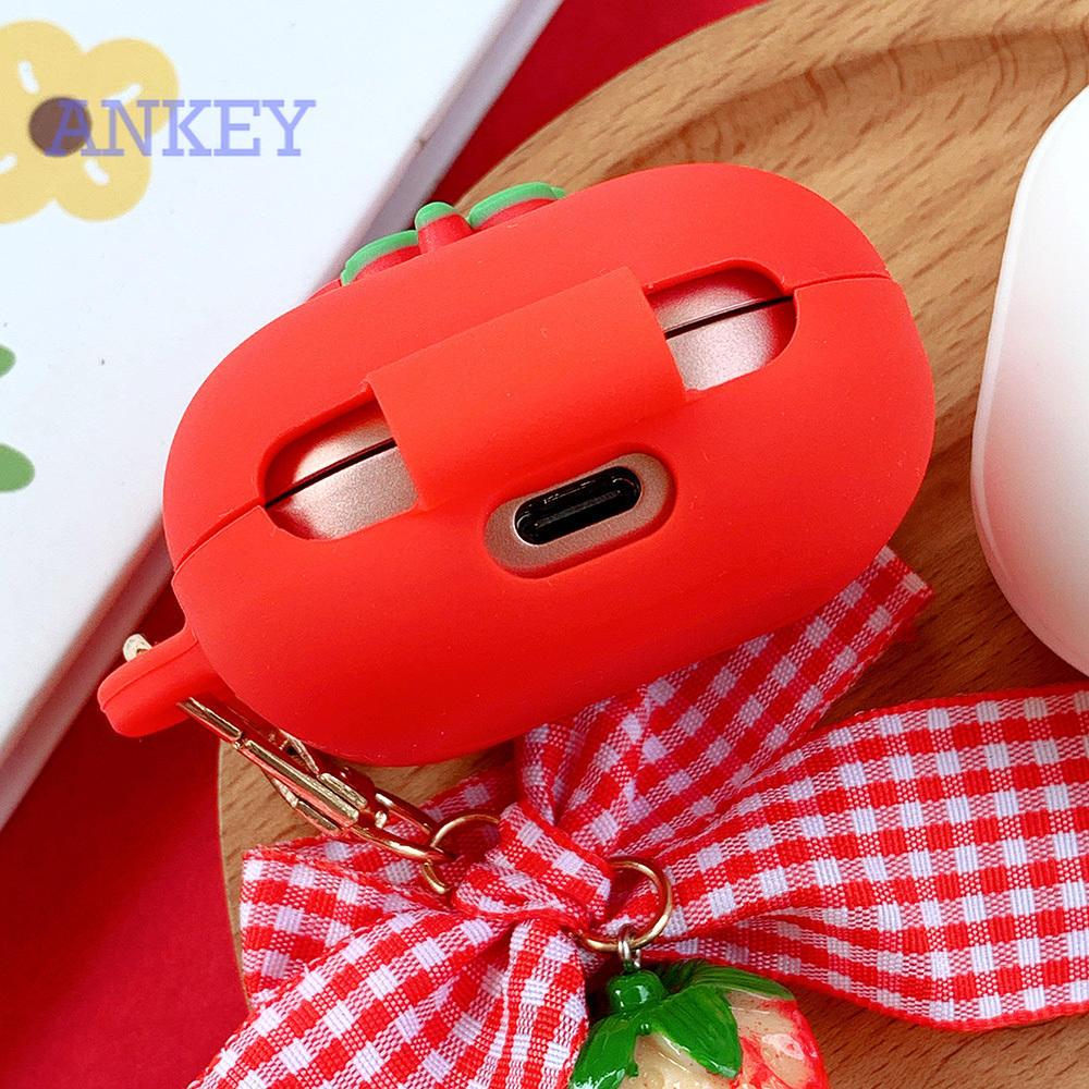 Case for Samsung Galaxy Buds Live / Buds Pro / Buds2 Vỏ bọc bảo vệ hộp sạc tai nghe không dây có vòng móc khóa