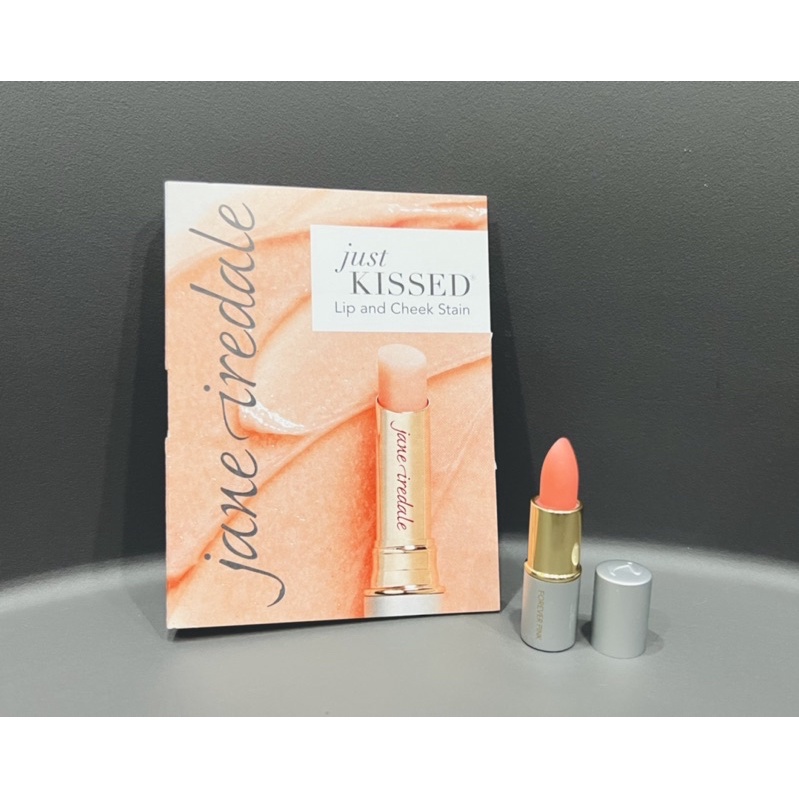 (Mini 1,3g) Son dưỡng cao cấp Jane Iredale Just Kissed Lip and Cheek Stain màu Forever Pink