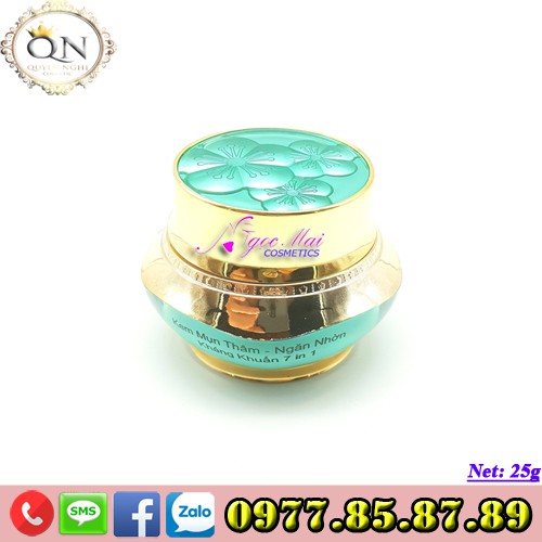 Kem mụn thâm, Ngăn nhờn, Kháng khuẩn, Se khít lỗ chân lông 7 in 1 TAKARA (25g)