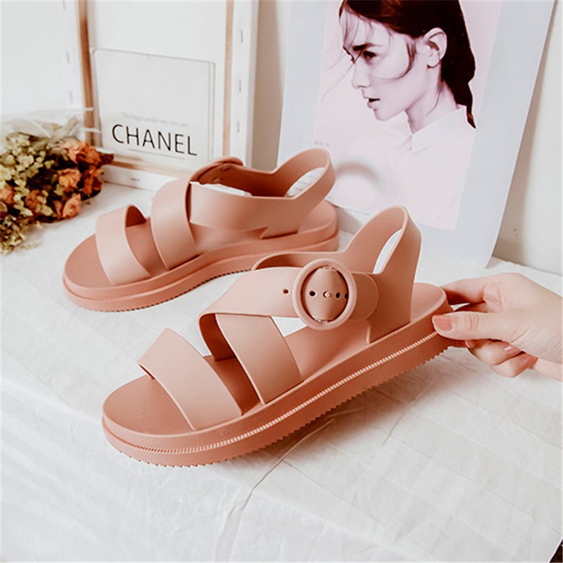 Sandal nữ,dép đi mưa quai ngang thời trang đẹp DG14  không không thấm nước diệu shop dieushop