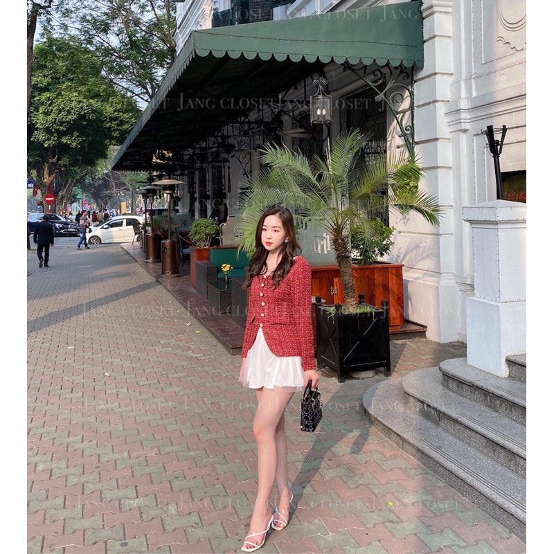 ÁO DẠ  TAY DÀI CỔ VUÔNG KAITY - HÀNG THIẾT KẾ | BigBuy360 - bigbuy360.vn