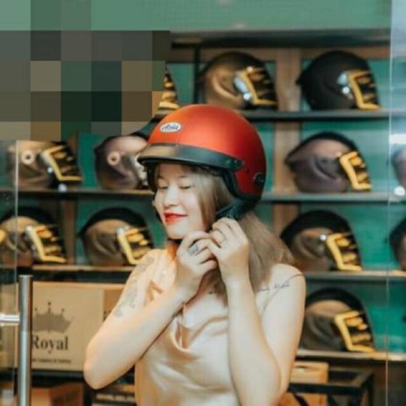 MẪU MỚI 2023 NÂNG CẤP THÊM ỐP TAI Mũ nón bảo hiểm kính âm ASIA MT139 MT-139 M139 chính hãng cao cấp nam nữ giá rẻ