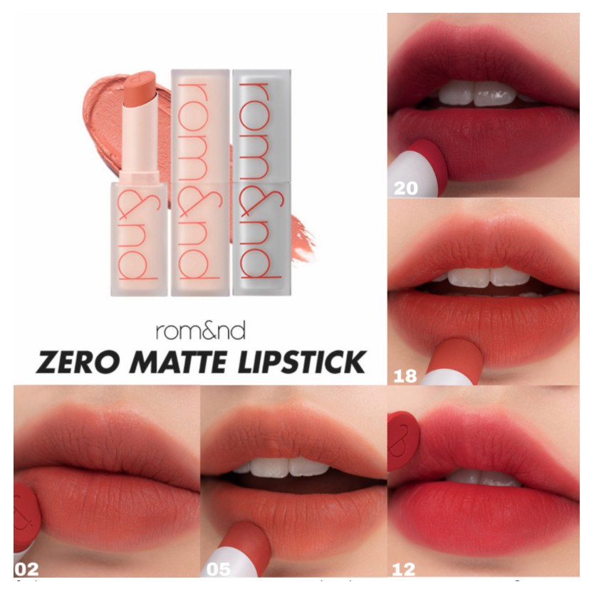 Son thỏi Romand Zero Matte Lipstick