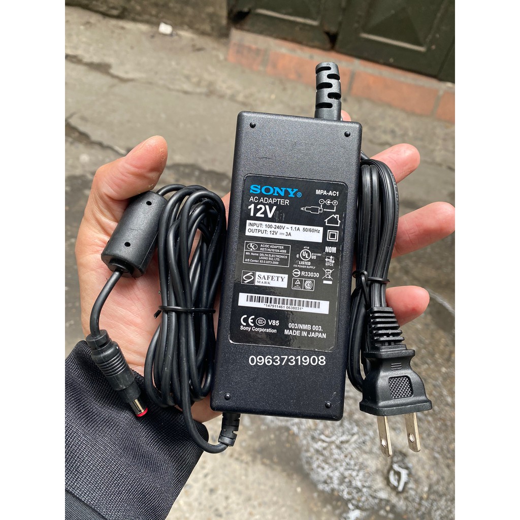 Adapter nguồn 12V 3A chính hãng Sony