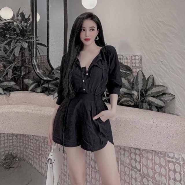Jumpsuit Tay Lửng Thời Trang Dành Cho Nữ | BigBuy360 - bigbuy360.vn