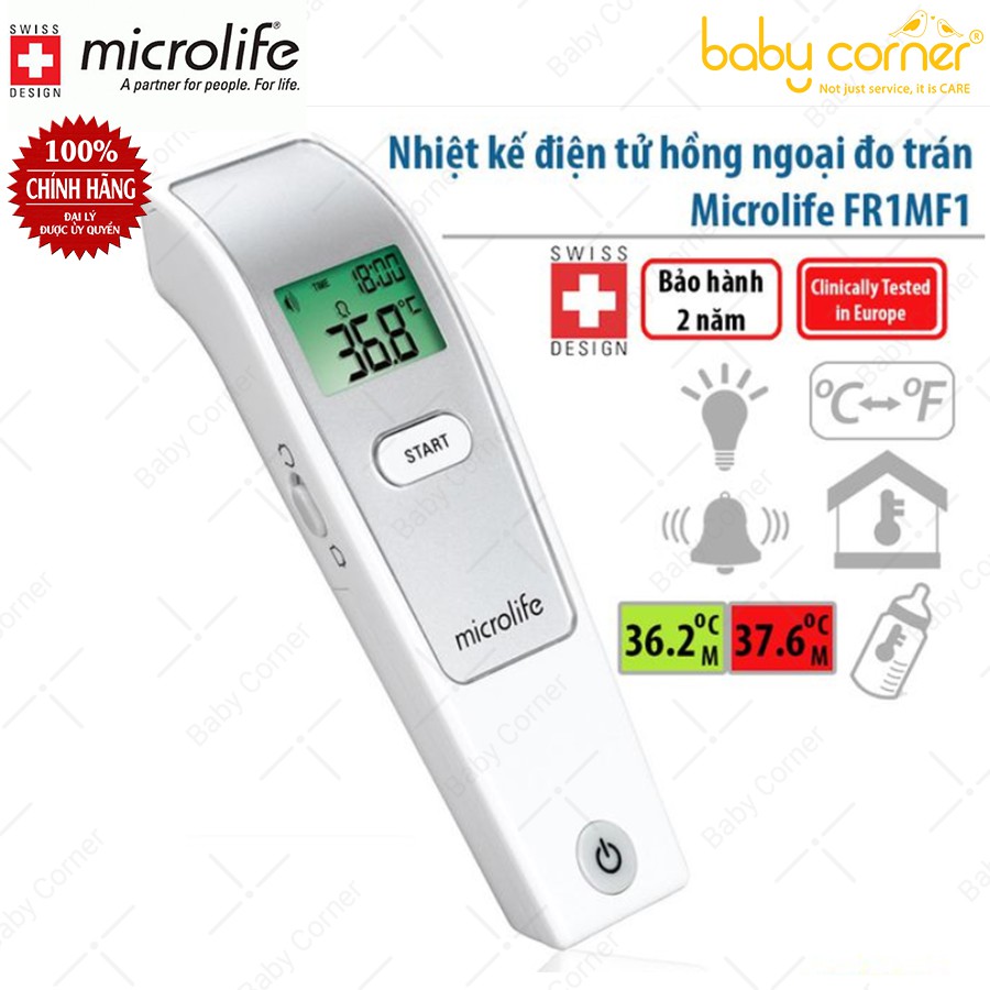 Nhiệt Kế Hồng Ngoại Đa Chức Năng Microlife FR1MF1