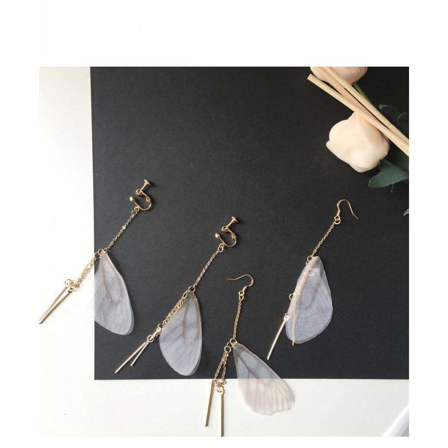 Khuyên tai CÁNH CHUỒN TRONG bông tai nữ phụ kiện thời trang xinh xắn dễ thương