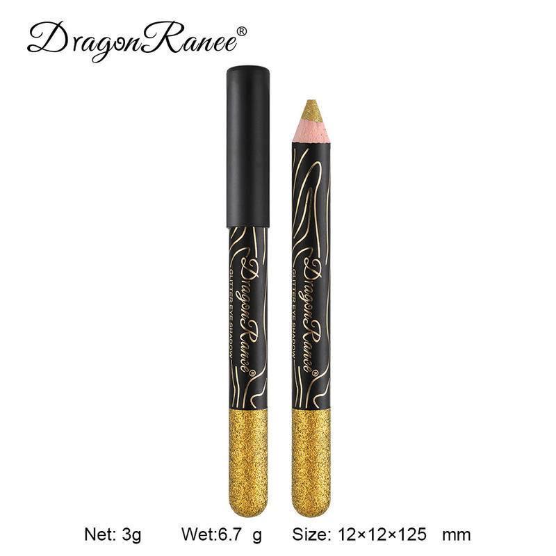 [Hàng mới về] Bút chì gỗ trang điểm mặt và mắt bắt sáng ánh nhũ ngọc trai champange vàng đa năng