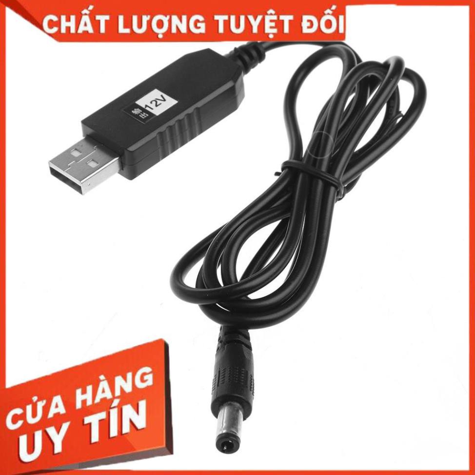 Cáp chuyển từ USB DC 5V sang 12V - Mất điện vẫn có wifi | BigBuy360 - bigbuy360.vn