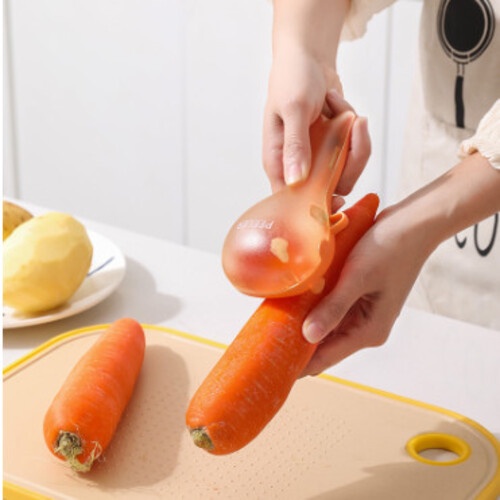 DAO BÀO GỌT VỎ TRÁI CÂY SÁNG TẠO CÓ HỘP ĐỰNG VỎ RÁC-DAO BÀO HỘP ĐỰNG VỎ_K1H9